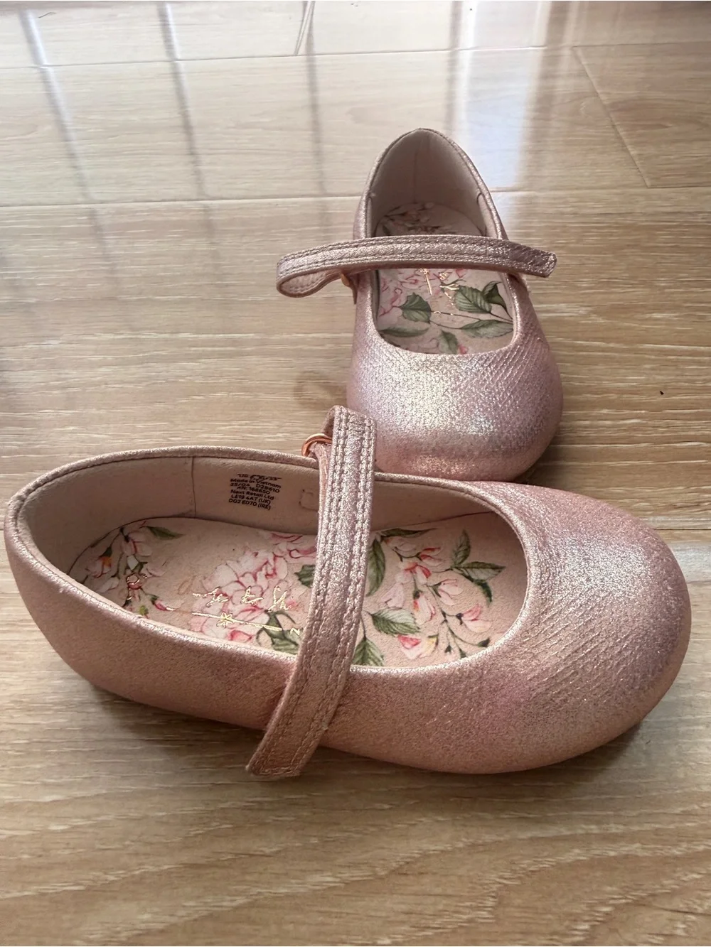 Next Direct Rose Gold Mary Jane Shoes